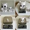 Crafted Plastic Seasonal Shelf Piece, Cute Draped Pet Display Figure for Desk, Window Sill, and Home Styling Plus