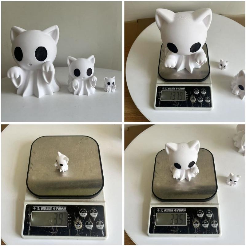 Crafted Plastic Seasonal Shelf Piece, Cute Draped Pet Display Figure for Desk, Window Sill, and Home Styling Plus