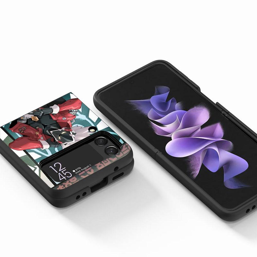 Billy the Kid Zenless Zone Zero Case for Samsung Galaxy Z Flip4 Flip3 5G Hard Phone Shell Z Flip 4 3 Black Zflip4 Zflip3 Cover