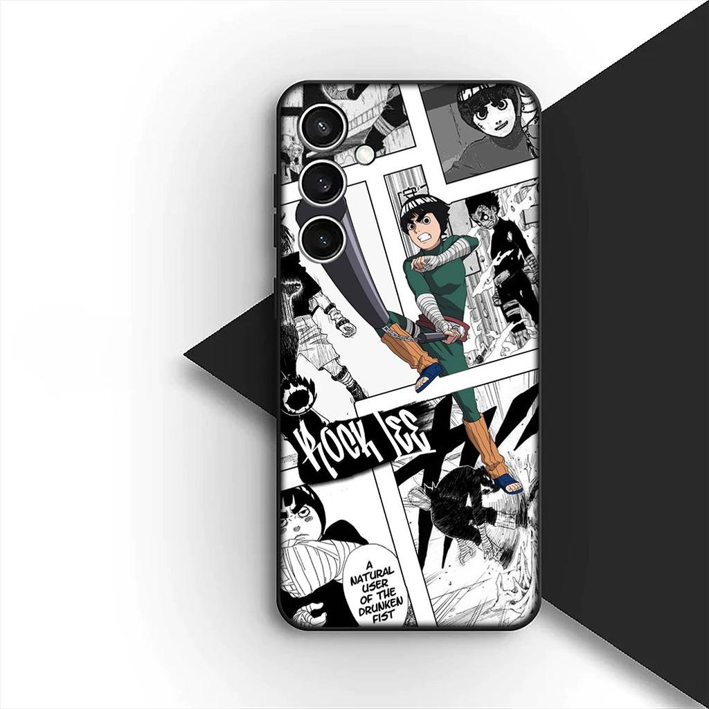 Comics Rock Lee Narutos Phone Cover for Samsung Galaxy S25 Edge S26 S24 FE Ultra Plus A08 A18 S25+ S23+ A56 5G Protective Case