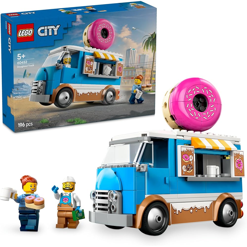 LEGO City Donut Shop Building Set 5-8 Years Old Kids Educational Toy Vehicle Block