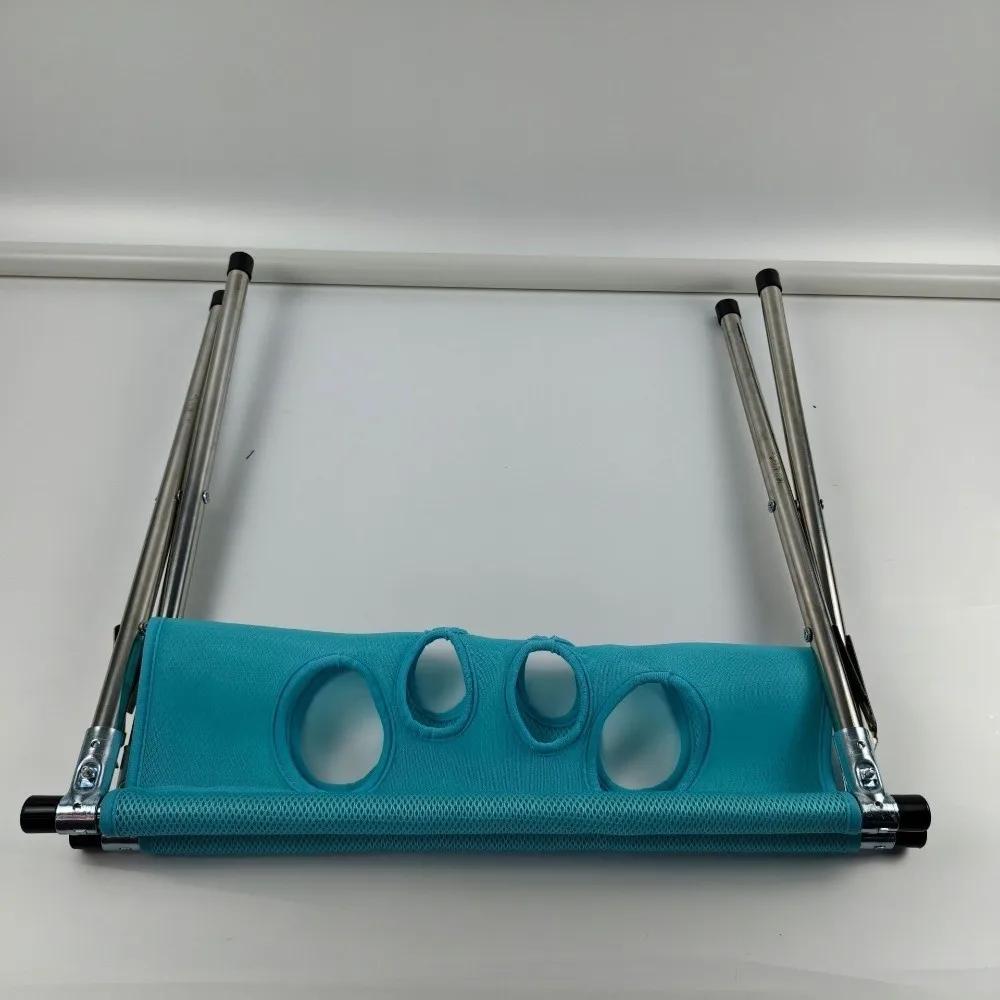 Folding Pet Grooming Hammock Quick Drying Anti-Scratch Dog Grooming Table Adjustable Detachable Pet Washing Station Picking Ears
