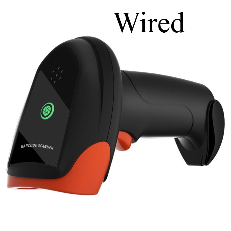 1D 2D Barcode Scanner Wireless Bluetooth Portable Handheld Gun QR/PDF417 Code Reader for Parcel Delivery Document Logistics Data