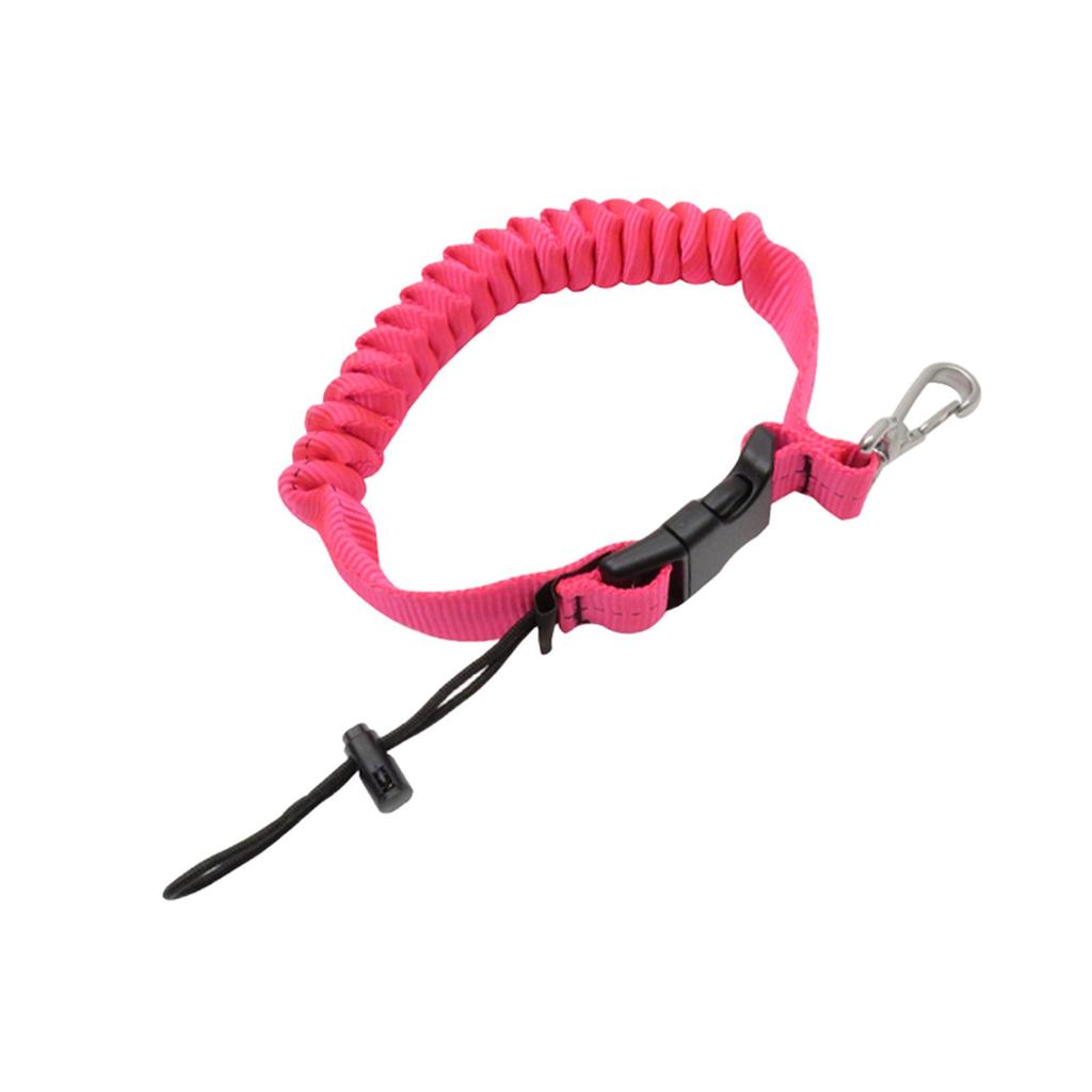Scuba Diving Lanyard Webbing Strap Stainless Spring Coiled Lanyard Anti Lost Rope for Underwater Photography