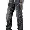 Men's Vintage Kevlar Motorcycle Jeans - Elastic, Fall-Resistant Riding Pants