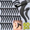 2/60pcs Silicone Soft Anti-slip Ear Hooks Women Men Antiskid Glasses Leg Ear Sleeve Clear Anti-fall Eyewear Holder Accessories