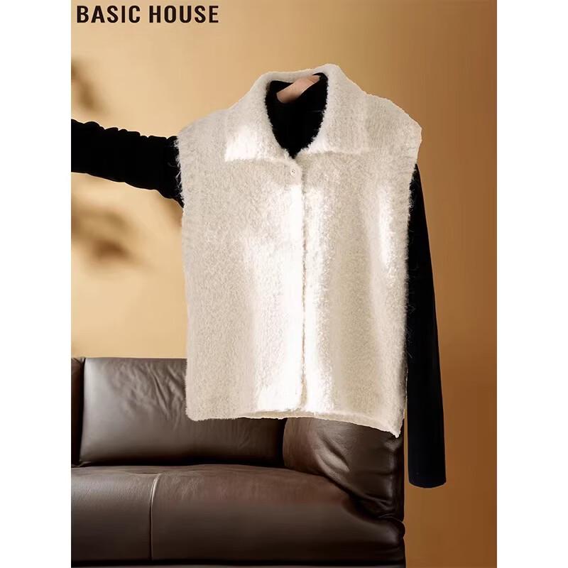 Базовый женский вязаный жилет Basic House с французской проймой XL