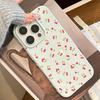 Little Fresh Mint Cherry Phone Case for iPhone 17, iPhone 17 Pro Max