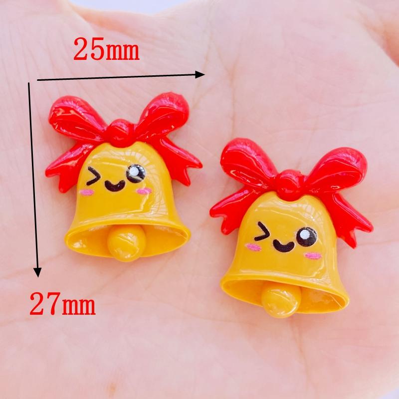 10Pcs New Mini Cute Cartoon Christmas Series Flat Back Resin Cabochons Scrapbooking DIY Jewelry Craft Decoration Accessorie