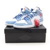 DN3706-401 Nike 1 Mid SE French Blue White Hyper Royal Red White (Men's)