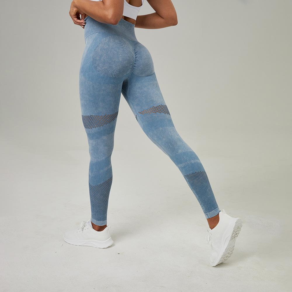 Outdoor Neue Yogahosen für die tägliche Arbeit Lange Hosen Nacktes Gefühl Hüftheben Sport Enge Hosen Yoga-Kleidung Fitnesshosen für Frauen