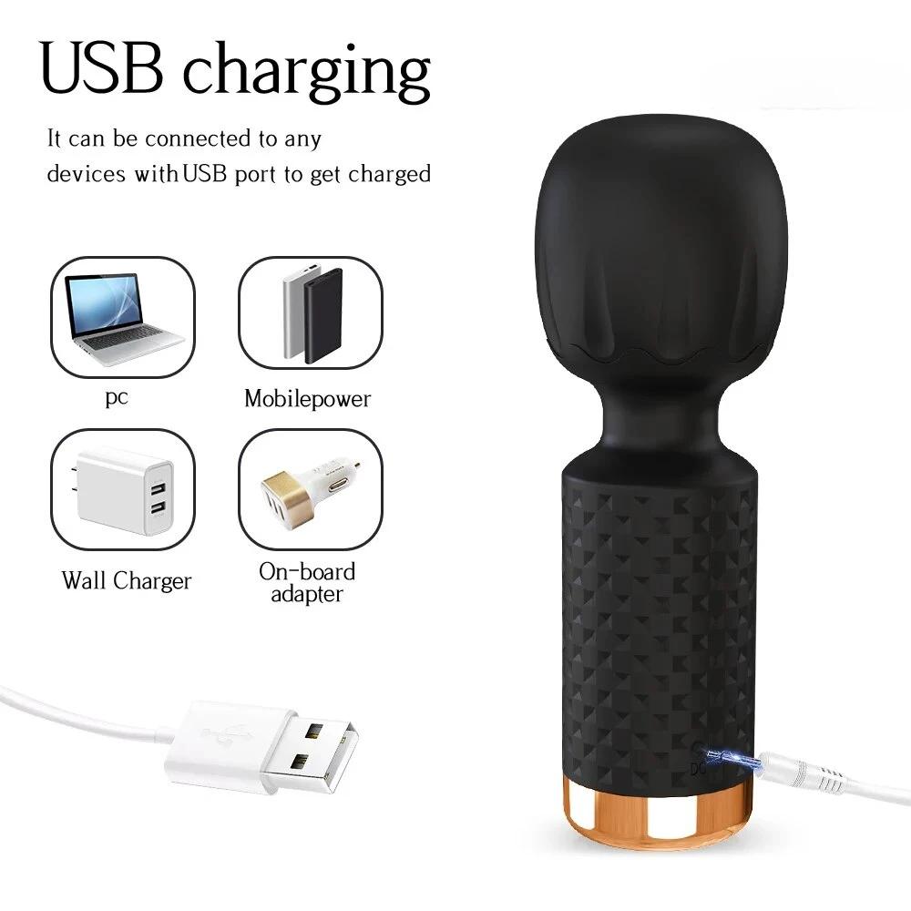 Powerful Mini AV Vibrator Magic Wand Clitoris Stimulator Sex Toys for Women G spot Massager Adult Female Sex Erotic Product 18+