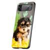 Yorkshire Terrier Hund Welpe Hülle Handyhülle Für Samsung Galaxy Z Flip 7 6 5 4 3 5G Flip7 Flip6 Flip5 Flip4 Flip3 Schwarz Fundas S