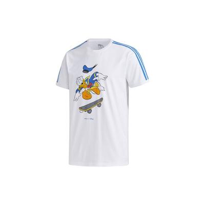 Neo Donald Duck Casual Crew Neck T-Shirt Men Tops White GJ5648