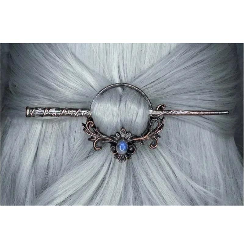 Vintage Metalowe Pałeczki Nordic Style Ozdoba do Włosów Gotycki Punk Patyczki do Włosów Akcesoria do Włosów dla Dziewcząt i Kobiet