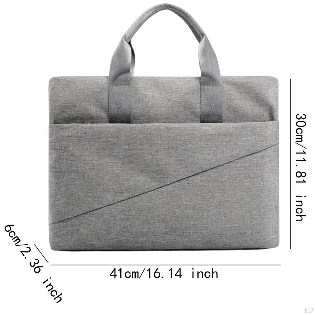 Briefcase Document Bag Container Tote for Paper files Portable Handbag Pouch Laptop