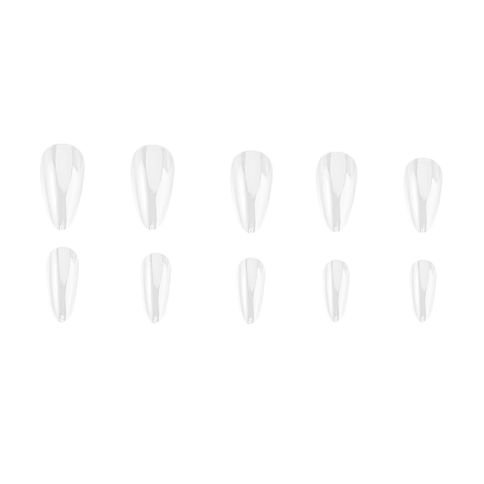 

500 шт маникюр ультратонкие бесследные ногти прозрачные накладные ногти прозрачный маникюр One Size