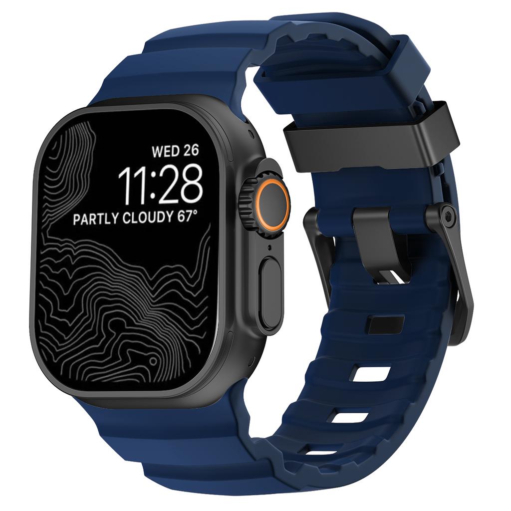 Trail Silicone Strap For Apple Watch Ultra 3 2 49mm Band 11 10 9 8 7 46mm 45mm High-end Bracelet Wristband iWatch 6 5 SE 3 44mm