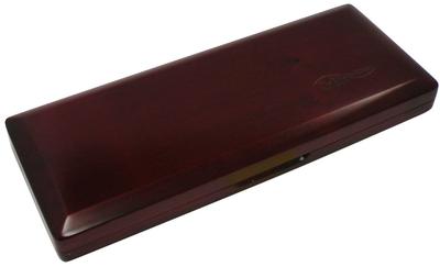Vivace Wooden Reed Case for 9 Pieces Wine Red Bassoon, (Pin Type) Color
