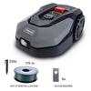 Connected Robotic Lawnmower 900m2 Scheppach RoboCut XXL900 with Charging Station | Up To 900 M² | Rain Sensor | WiFi &; BT