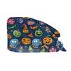Cappello da lavoro con stampa di Halloween alla moda, cappello casual da lavaggio, berretto da borsa
