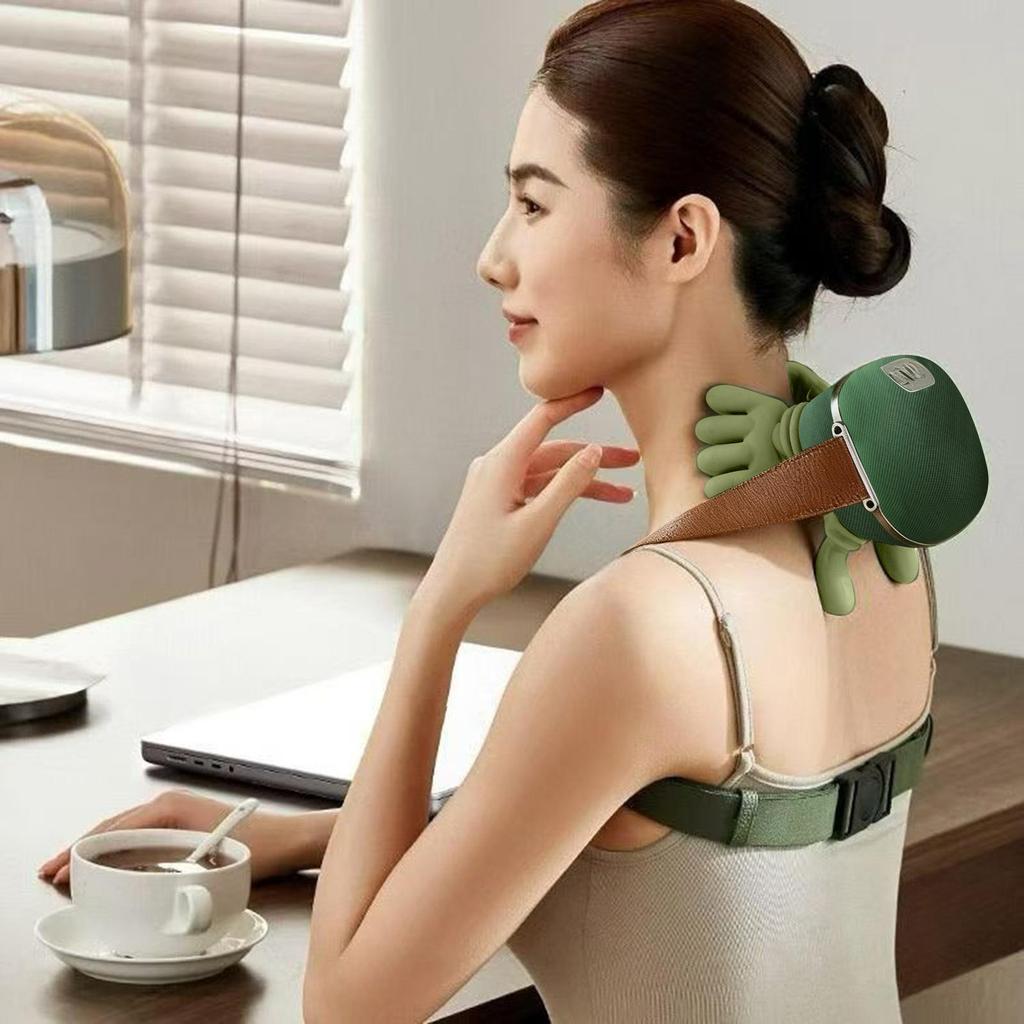 B Ionic Finger Neck Shoulder Massager Wireless With Heat Kneadin G Shoulder Neck Massager Shawl Rechargeable Neck Back Massager