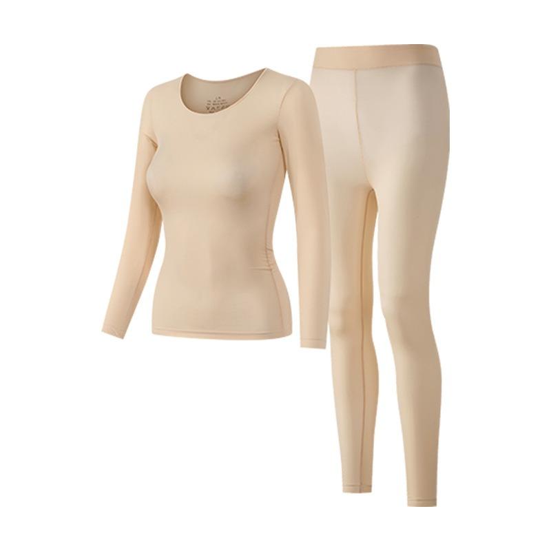 39 Ultra-thin muscle bottom clothes, thermal underwear, women's long johns set, seamless bottoming shirt