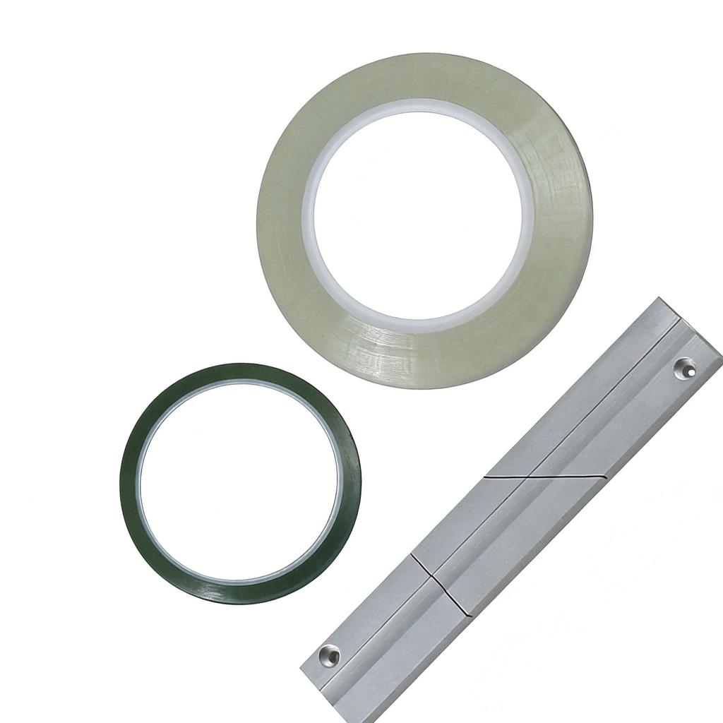 1/4 10 Inch Tape Splicing Set Open Reel Tape Splicing Block Open Reel Sound Splicing Tape Splicing Block Accessories