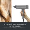 Sèche-cheveux ionique - severin - ht 0169 - s-style speed pro - concentrateur &amp; diffuseur magnétiques - 2000 w - gris et noir