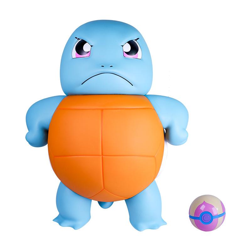 40cm Kawaii Anime  Squirtle PVC Action Figure Game Statue Collectible Model Kids Toys Doll Birthday Gifts