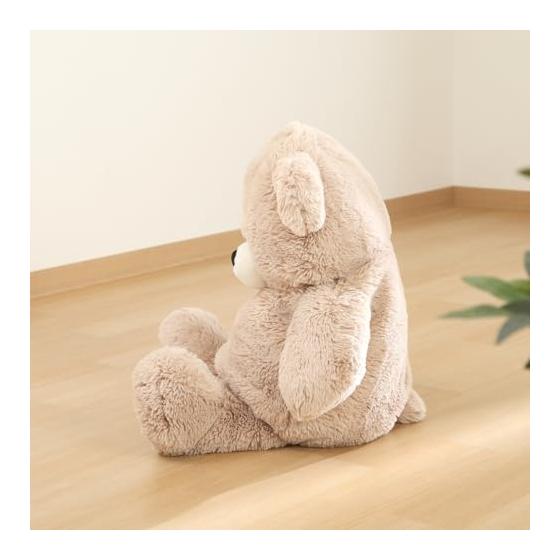 Fuji Boeki Bear Stuffed Animal First Toy Body Pillow Height 50cm Teddy Bear Cushion Present Baby Fluffy Beige 19553
