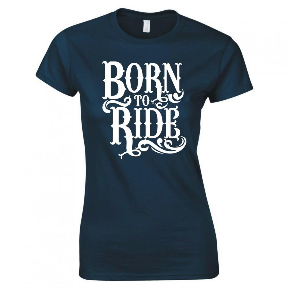 Motorcycle Born To Ride Skinny Fit TShirt S