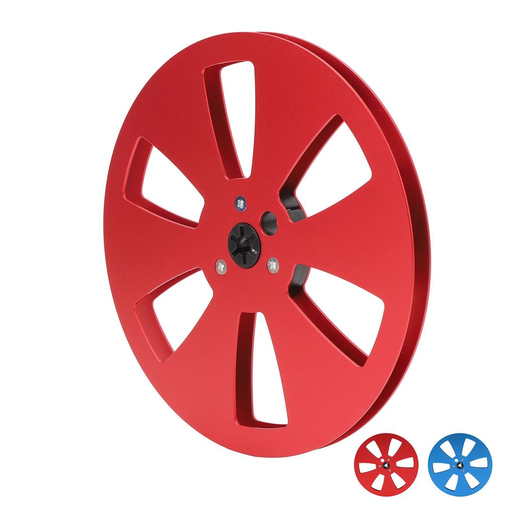 1/4 7 Inch Empty Tape Reel 3 Holes Aluminum Alloy Universal Fit Open Reel Sound Empty Takeup Reel fo