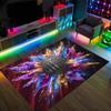 AC Milan Design Crystal Velvet Carpet Cozy Non?Slip Printed Rug For Bedroom Living Room Entrance