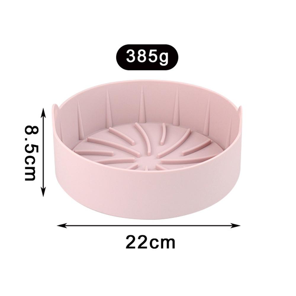 Silicone Air Fryer Pot Square round Airfryers Oven Baking Tray Bread Fried Chicken Pizza Basket Mat Kitchen Accessory