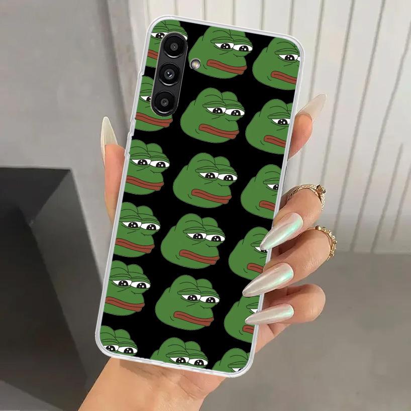 

Милые лягушки Вечеринка Грустный P-Pepe Чехол для телефона для Samsung Galaxy A17 A16 A37 A26 A36 A57 A56 A15 A25 A35 A55 A14 A24 A34 A54 A13 A23 A3 Samsung A33