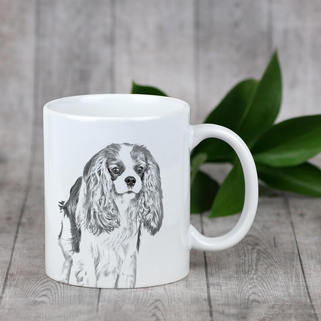 Cavalier King Charles Spaniel - cup with a dog, cheerful cup for a dog lover, personalized gift from the Art-Dog brand