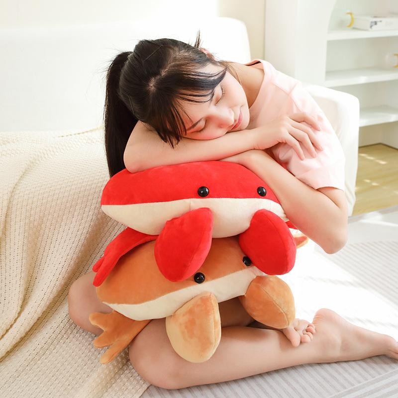 Cartoon Simulation Bread Crab Pillow Plush Toy Doll Crab Doll
