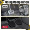 2PCS Rubber Brake Clutch Pedal Pad Cover, Car Pedal Covers, Non-Slip Break Pedal Covers Replacement 46545-SA5-000 46545SA5000, Car Rubber Clutch