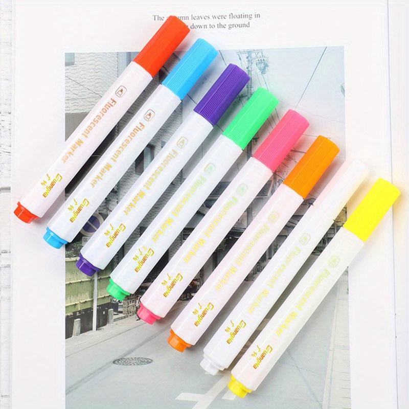8 Farben Zeichnen Doppellinien-Umrissstift Textmarker Marker Kunststift für DIY Kunsthandwerk Färben Malen Skizzieren