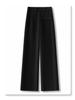 Women's Navy Blue Casual Straight-Leg Sweatpants - Spring/Summer 2025 Collection