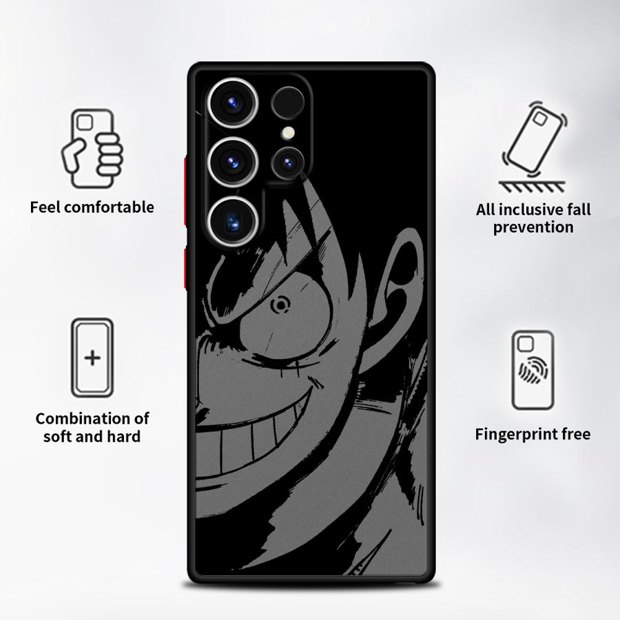 Case for Samsung Galaxy S23 FE S24 Plus S22 S25 Ultra Note 20 Ultra 10+ S26 S21 S20 FE Funda Back Phone Cover Anime One P-Piece