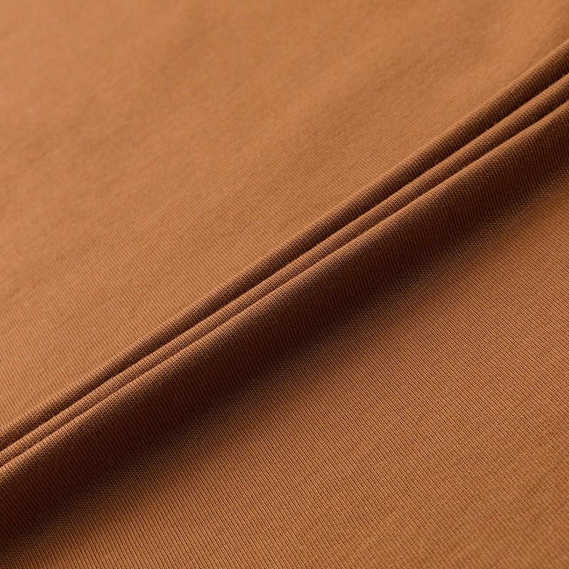 Timberland Classic Embroidered Crew Neck Comfortable Slim Fit Short Sleeve T-Shirt Men Tops Medium-Brown A2EKJ-K43