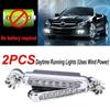 NewWind Powered Car LED DayTime Running Lights Creative Auto Auxiliary Lighting Rotation Fan Lamp Automobile Day Time Headlights