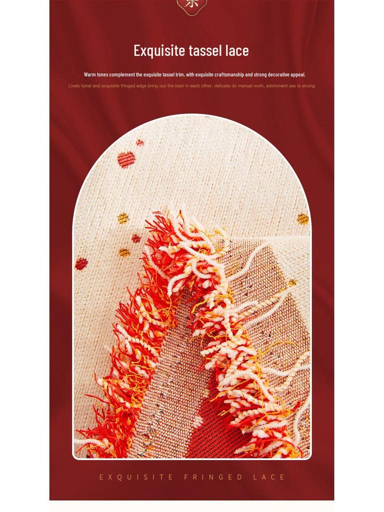 Chenille All-Season Cat Scratch-Resistant Festive Sofa Throw Blanket