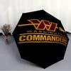 Printed Washington Commanders Folding Umbrella,Outdoor,Leisure,And Travel Umbrella,Durable Umbrella Fabric,Birthday And Holiday Gift