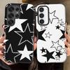 Modieuze En Trendy Sterren Zachte Cover Capa Telefoonhoesje voor Samsung Galaxy S25 S25Ultra A26 S24 Ultra A36 A56 A16 S20 FE S23