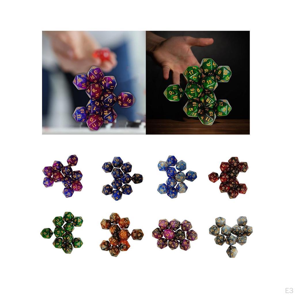 Polyhedral Dice Assortment for Interactive Gaming Sessions