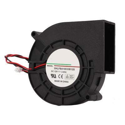 12V Blower Fan DC12V 2.85A 5400RPM Brushless Durable PBT Glass Fiber Copper Cooling Blower Fan for Router Motor Device