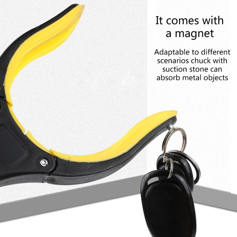 Grabber Reacher Tool, Wide Jaw, Foldable,Aluminium Alloys for Firm Grip, 32" with Magnets,Ergonomics Handle